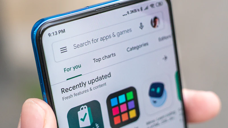 White Samsung smartphone showing app icons