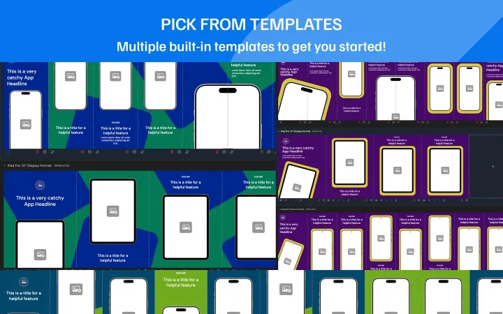 Screenshot Bro export showing another App Store screenshot variation from the same set
