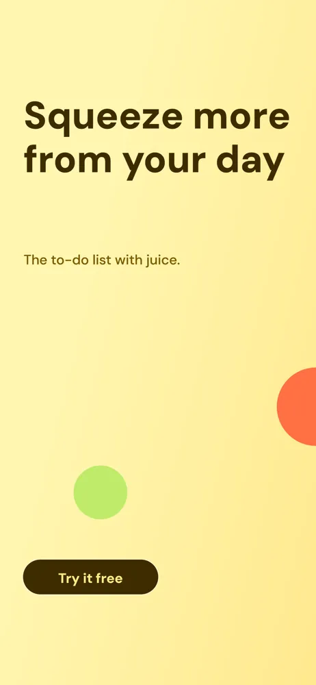 Citrus Pop template exported from Screenshot Bro: App Store screenshots with headlines and device frames