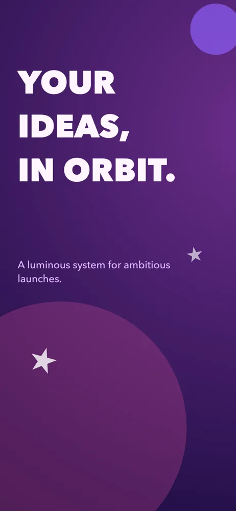 Cosmic Bloom template exported from Screenshot Bro: App Store screenshots with headlines and device frames