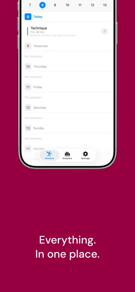 Crimson template exported from Screenshot Bro: App Store screenshots with headlines and device frames