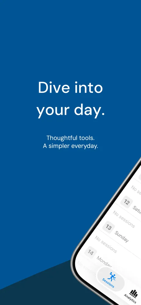 Ocean Blue template exported from Screenshot Bro: App Store screenshots with headlines and device frames