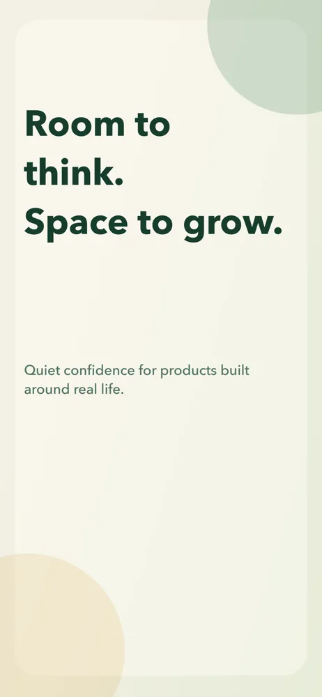 Verdant Calm template exported from Screenshot Bro: App Store screenshots with headlines and device frames